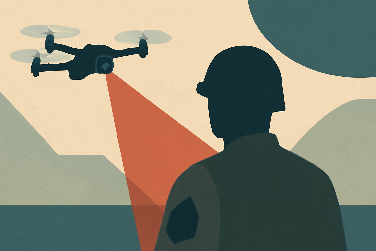 Editorial illustration for: Air Force Certifies Operators for Skydio X10D Drone Surveillance