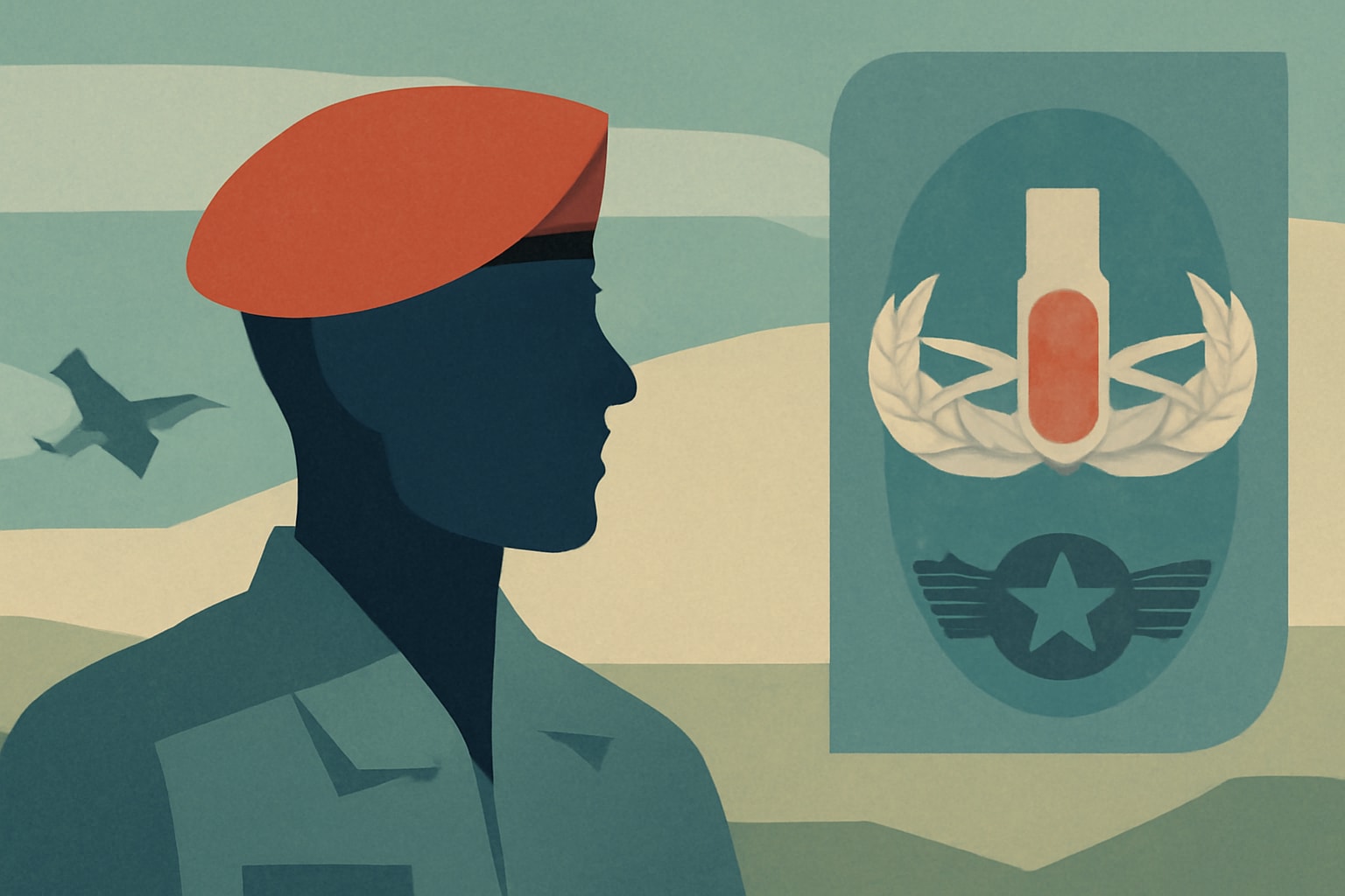 Editorial illustration for: Air Force Honors EOD Community with New Beret Recognition