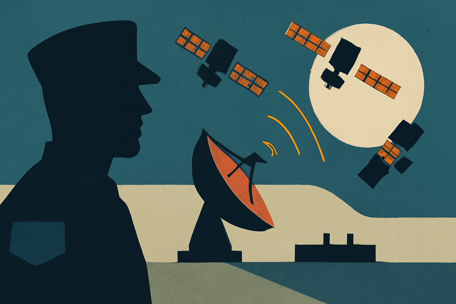 Editorial illustration for: Space Force Advances New GPS Ground Architecture After OCX Cancellation