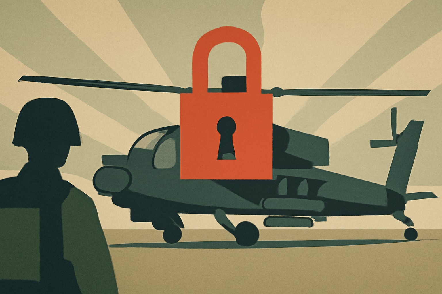 Editorial illustration for: AH-64 Apache Grounding Expected to Last Months, Affecting All Squadrons