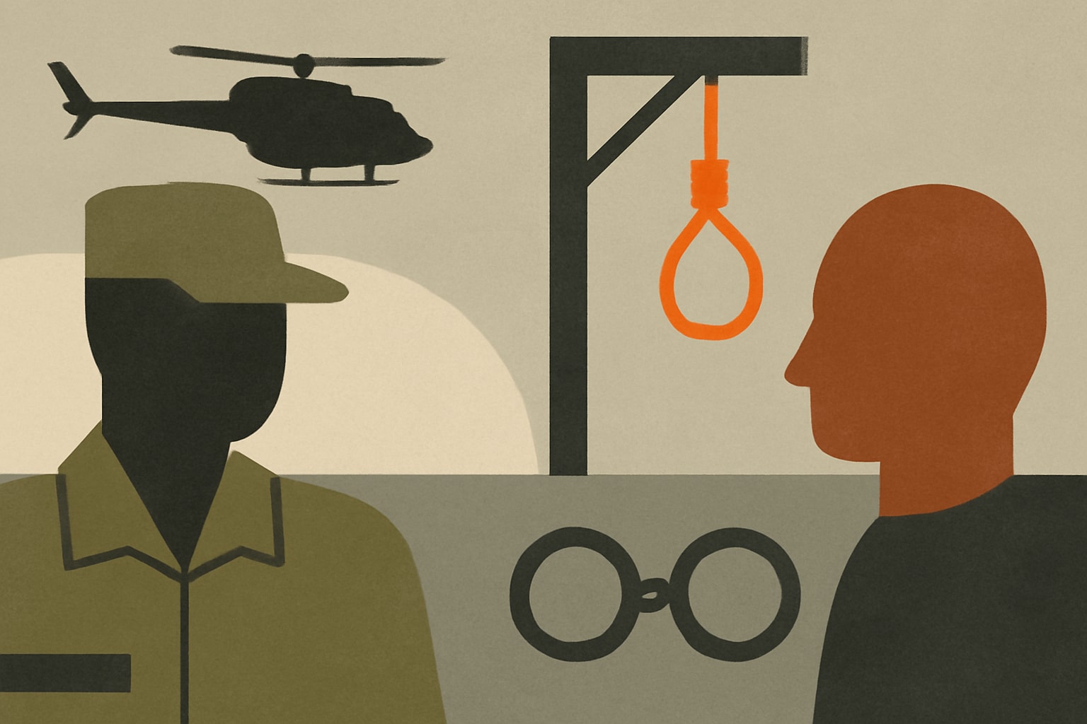 Editorial illustration for: Army Schedules Execution of Nidal Malik Hasan for December 3