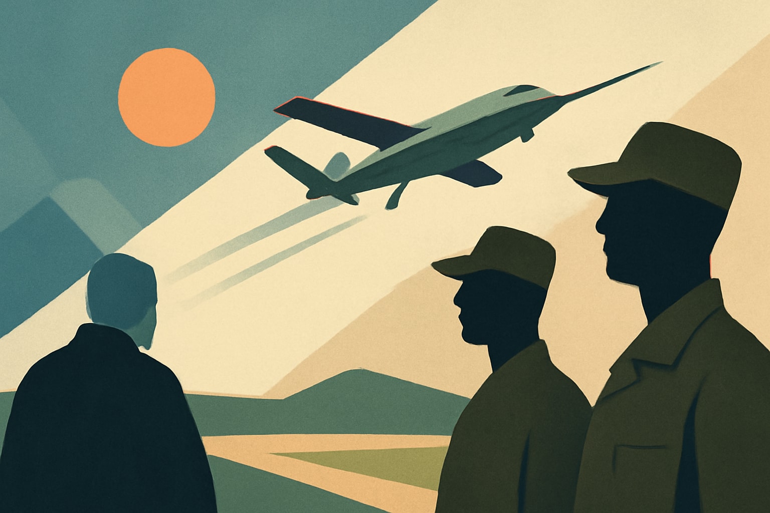 Editorial illustration for: Northrop Grumman’s YFQ-48A CCA Completes First Fully Autonomous Flight