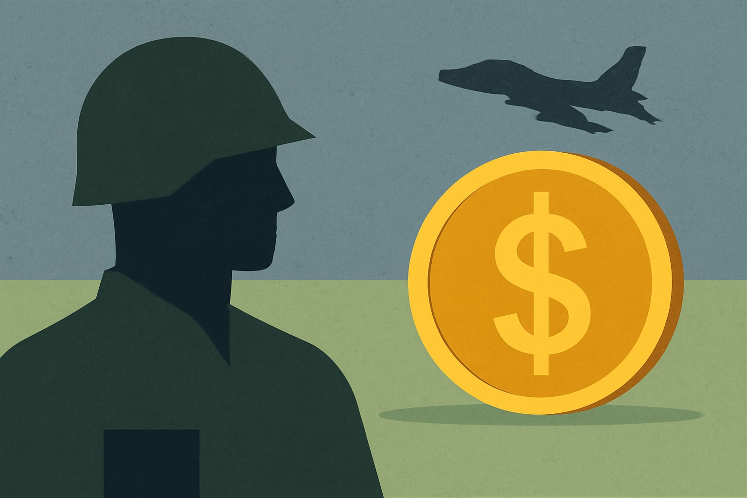 Editorial illustration for: Financial Stability: A Key Component of Military Readiness