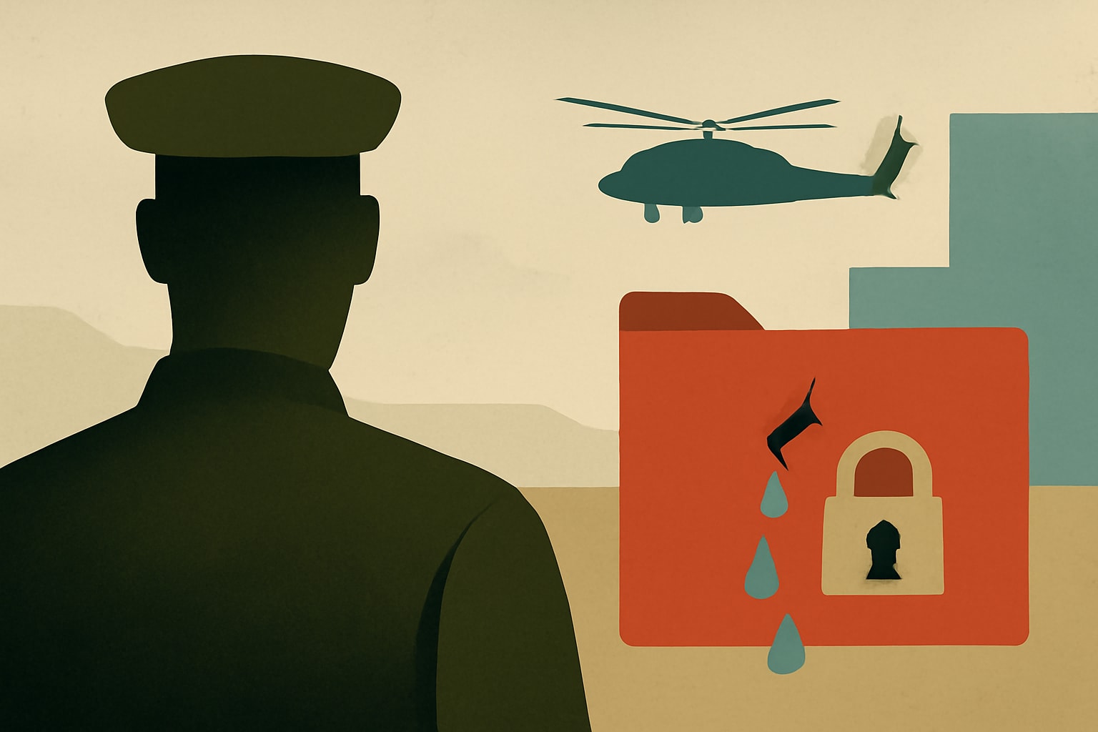 Editorial illustration for: Former Army Employee Charged with Leaking Classified Information