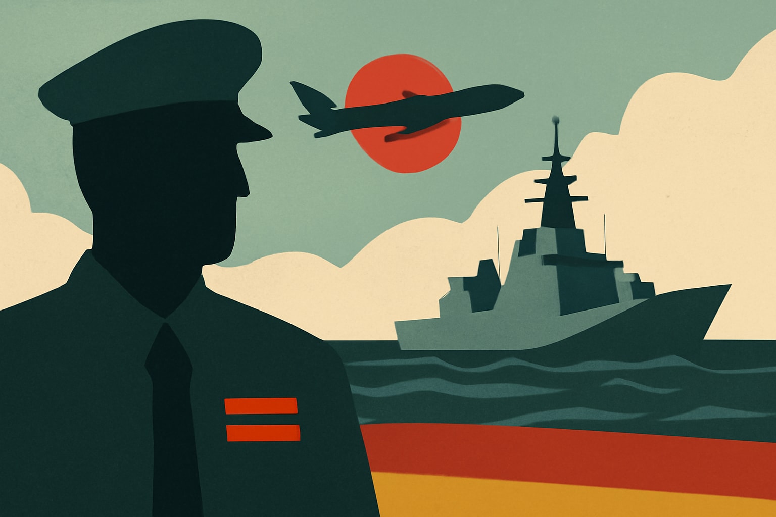 Editorial illustration for: Germany Allocates Funds for Eight New Sub-Hunting Frigates