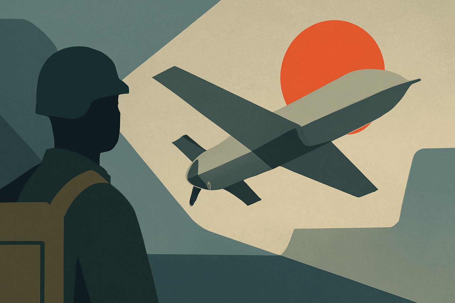 Editorial illustration for: Estonia’s KrattWorks Crafting Shahed-like Dummy Drone for Target Practice