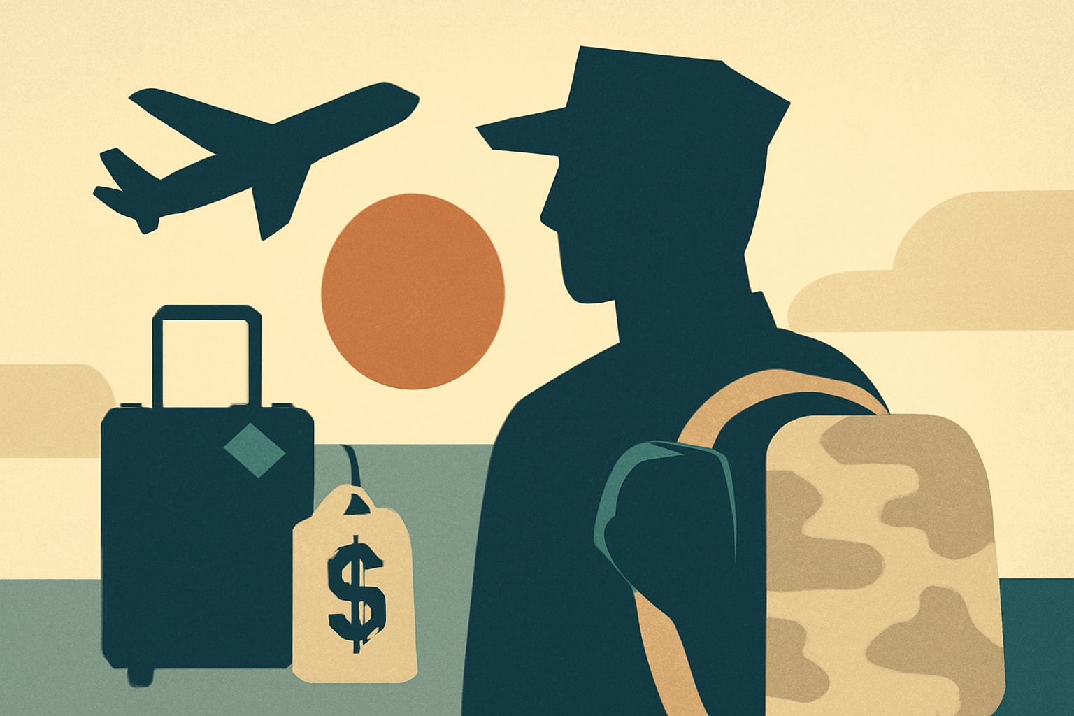 Editorial illustration for: 2026 Veterans Day Travel Discounts for Military Members