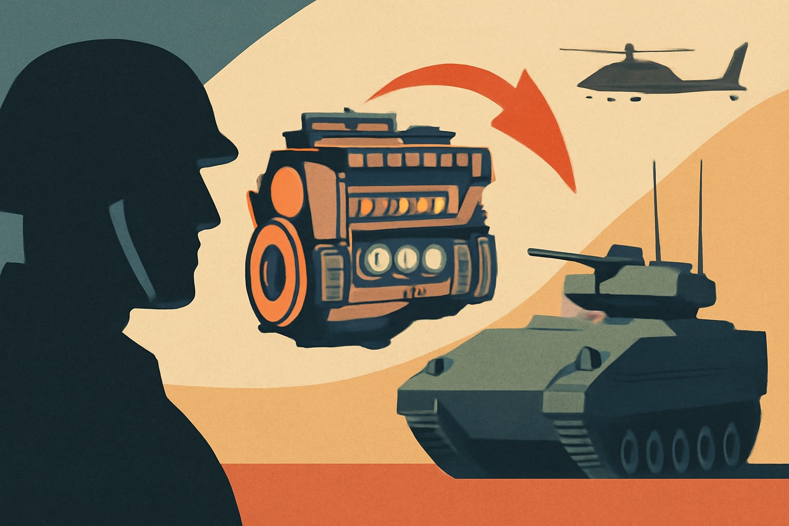 Editorial illustration for: Rolls-Royce Proposes MTU 8V 199 Engine for Army's Bradley Replacement