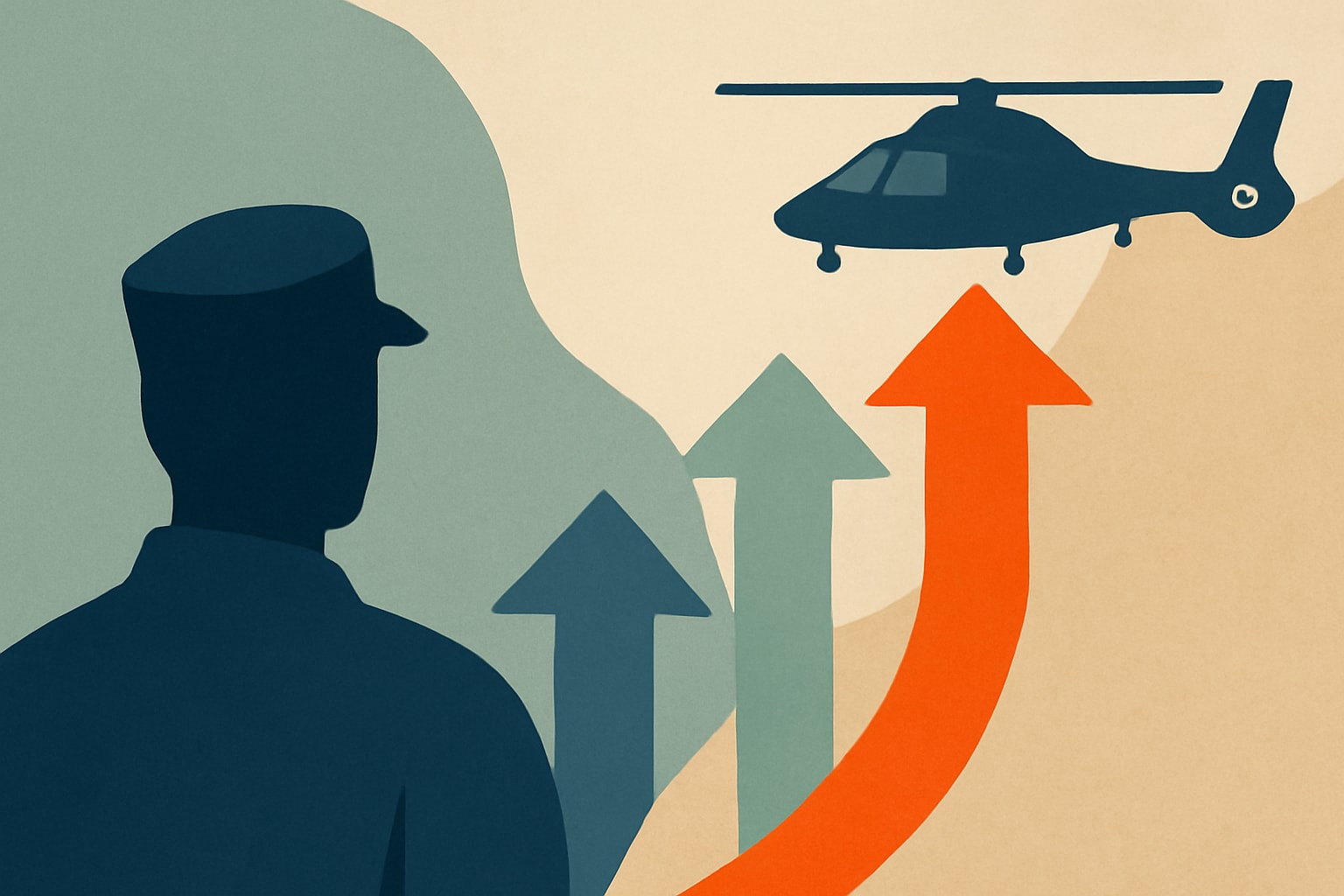 Editorial illustration for: Coast Guard Surpasses Recruitment Goals for Third Consecutive Year