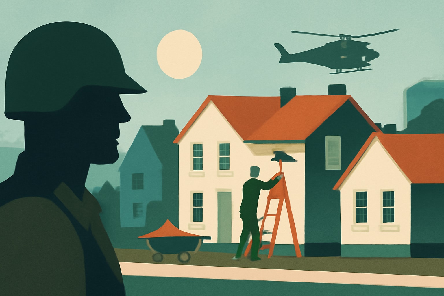 Editorial illustration for: Fort Bragg Undertakes Renovation of Century-Old Homes
