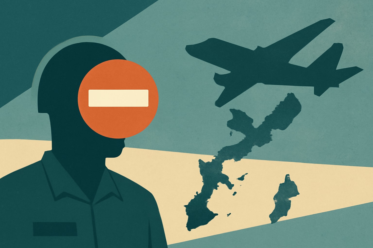 Editorial illustration for: U.S. Military Orders 48-Hour Pause on Okinawa Following Marine’s Arrest