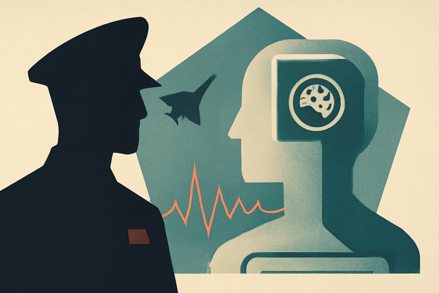 Editorial illustration for: Pentagon Questions AI Polygraph Analysis for Assessing Loyalty
