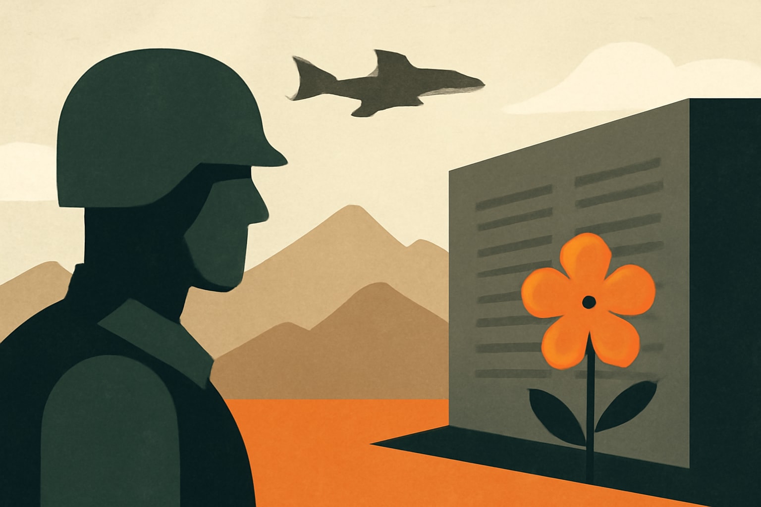 Editorial illustration for: Efforts Underway for Agent Orange Victims Memorial in Utah