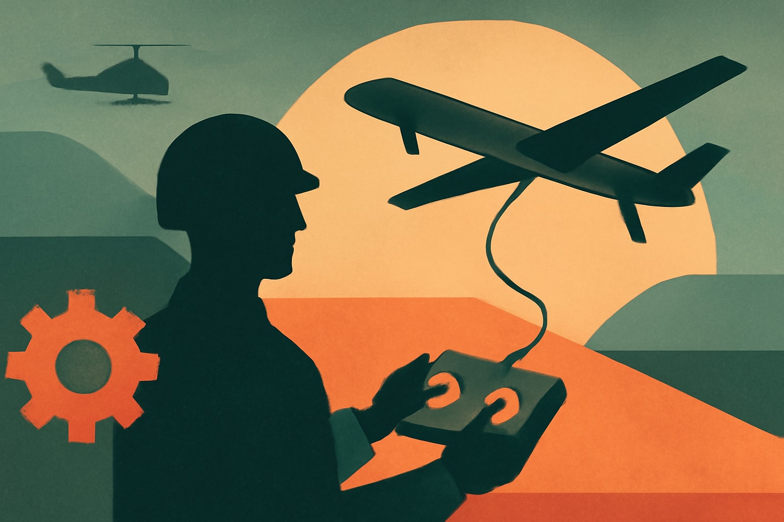 Editorial illustration for: US Army Creates Robotics Technician Job to Focus on Drone Warfare