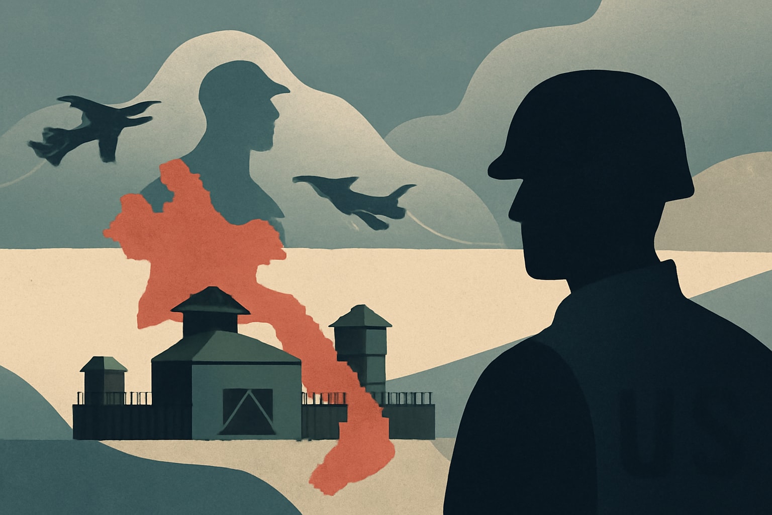 Editorial illustration for: China's Military Training Site in Laos Raises Concerns for U.S. Forces