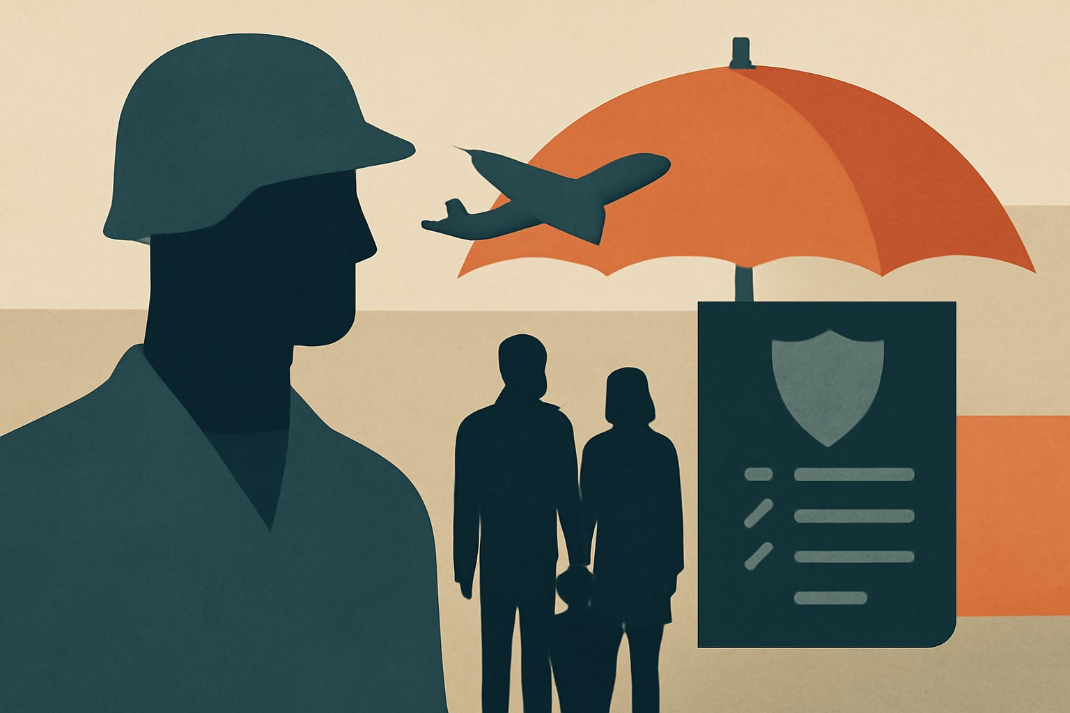 Editorial illustration for: Understanding Life Insurance Underwriting: What Military Families Need to Know