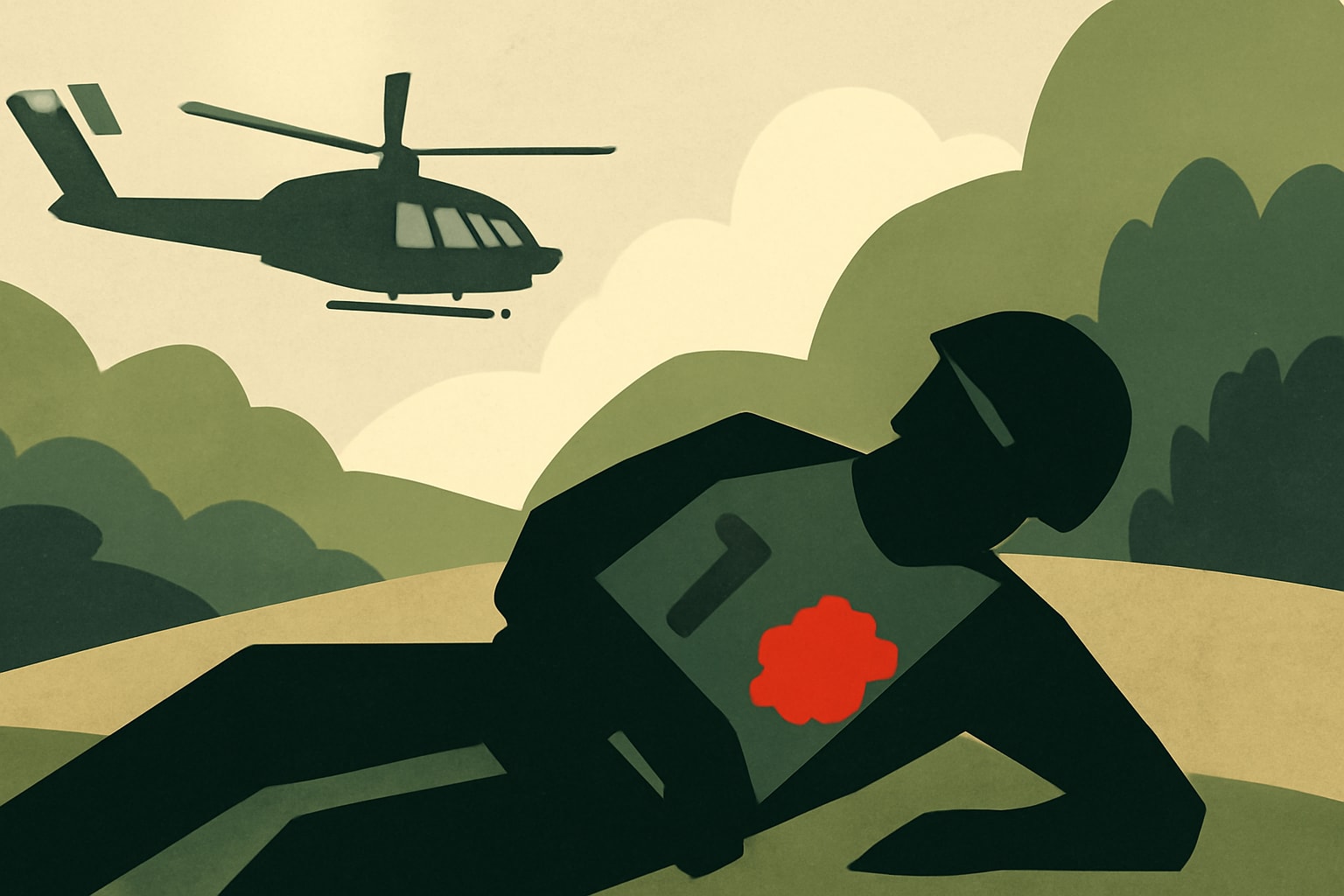 Editorial illustration for: Army Special Forces Veteran Tim Kennedy Shot in Congo Ambush