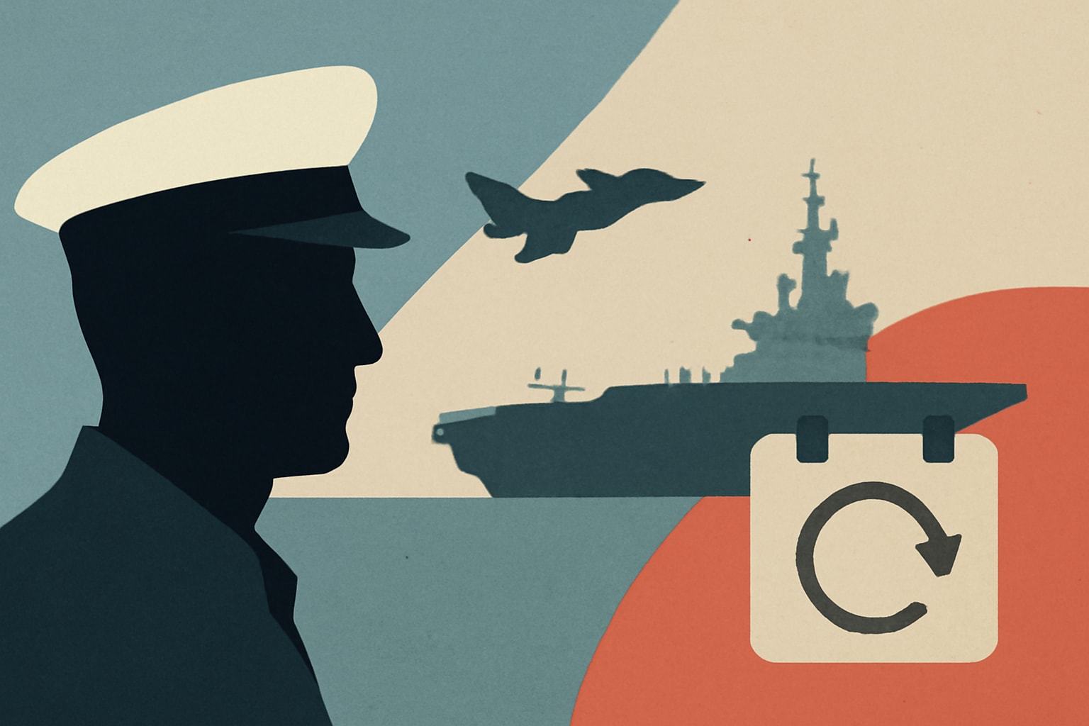 Editorial illustration for: France Considers Extending Service of Charles de Gaulle Carrier Beyond 2038