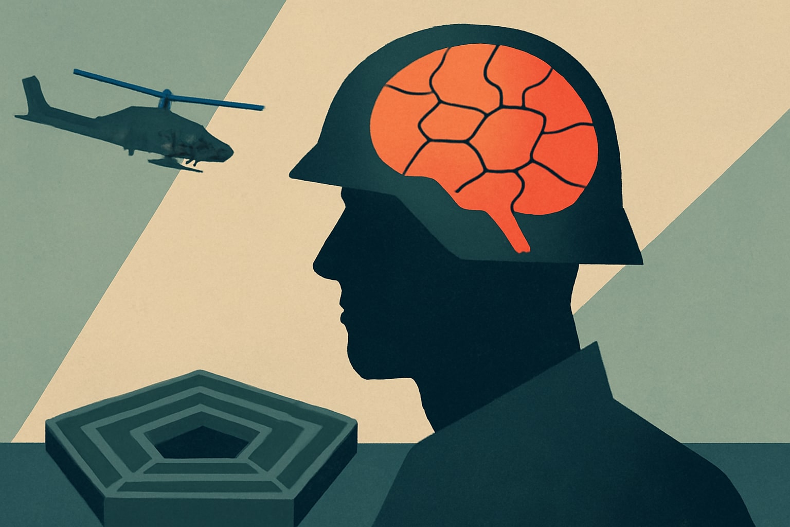 Editorial illustration for: Pentagon Seeks Expertise to Develop Brain Injury Assessment Standards
