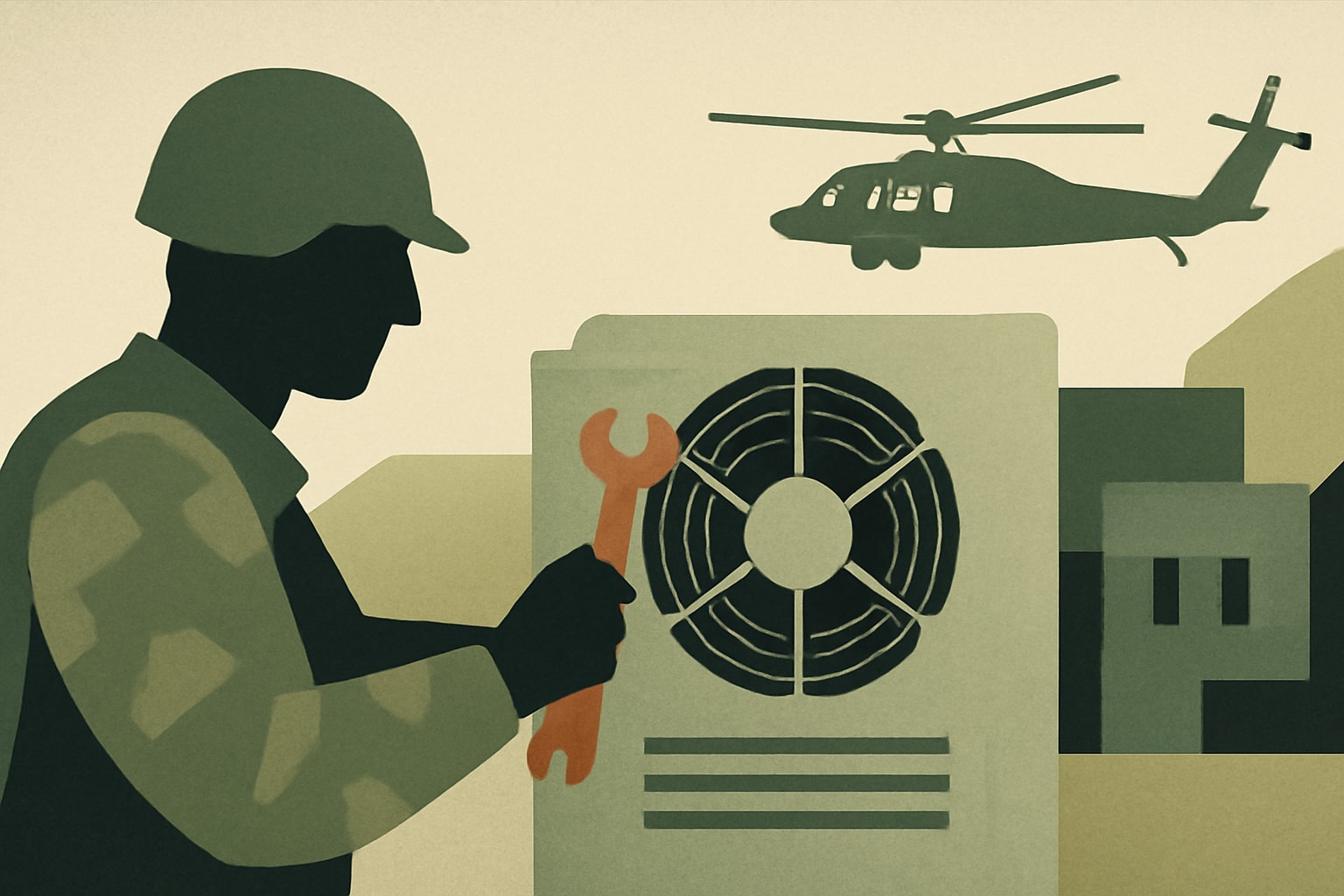 Editorial illustration for: US Army Establishes Task Force to Address HVAC Repair Needs
