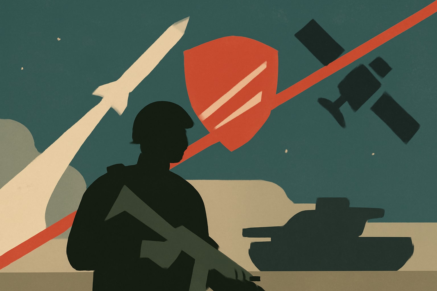 Editorial illustration for: SpaceX's Starshield Restrictions Hamper Military Operations in Ukraine