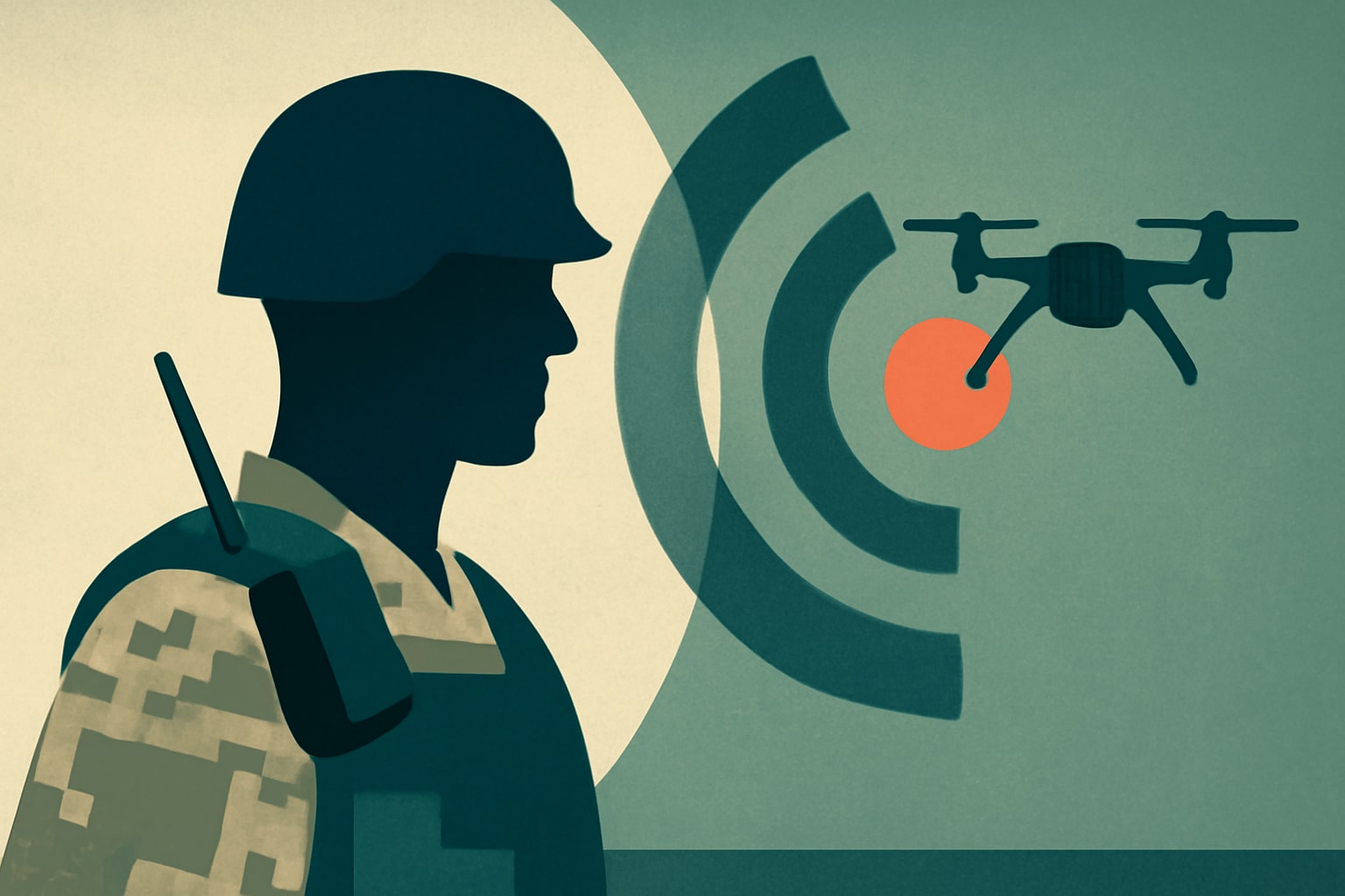 Editorial illustration for: US Army Develops Soldier-Worn Drone Detection Gear