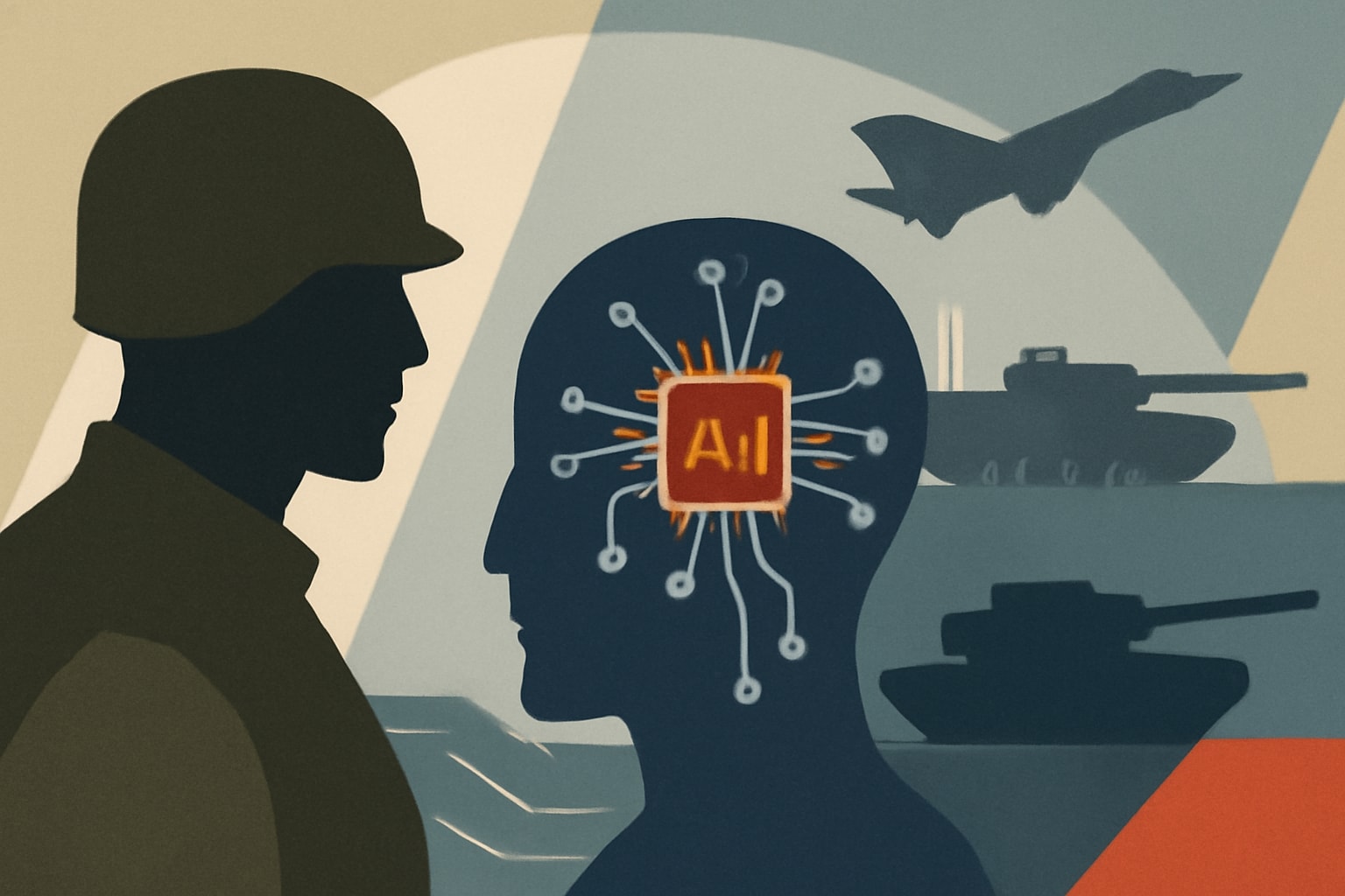 Editorial illustration for: AI Decision-Support Systems: More Than Just Battlefield Tools