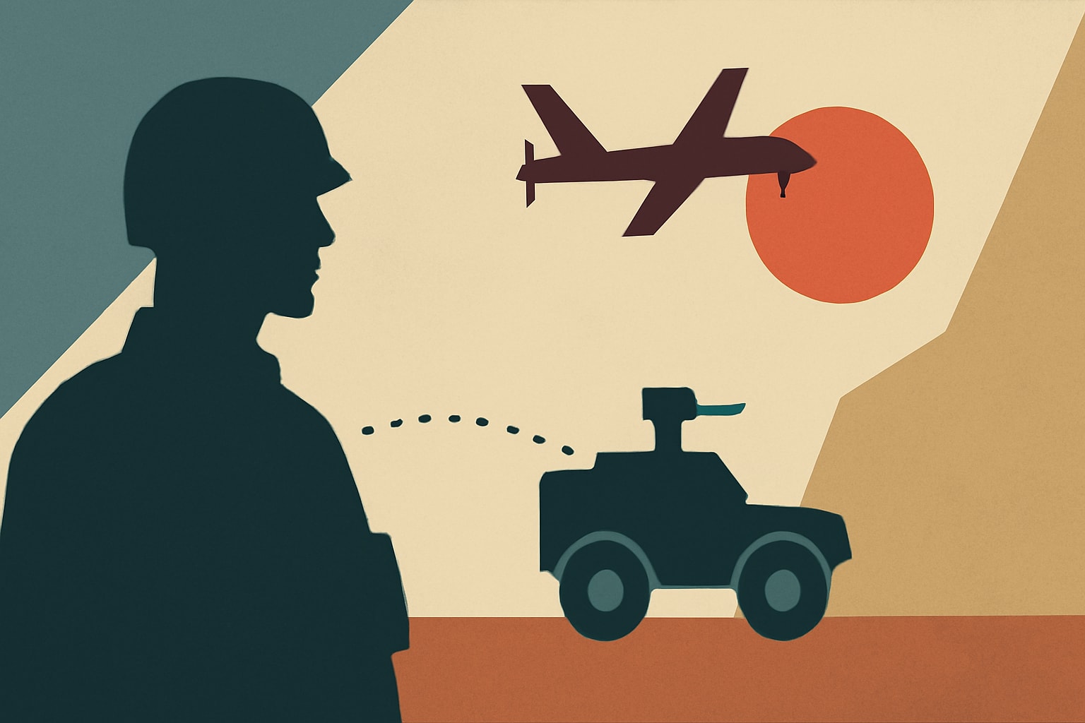 Editorial illustration for: Army Creates New Formations to Test Autonomous Warfare