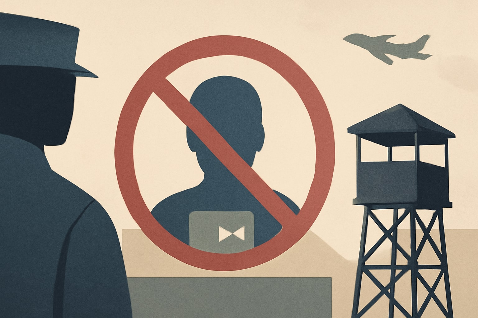 Editorial illustration for: Trump Confirms Nidal Hasan's Execution Will Not Be Livestreamed