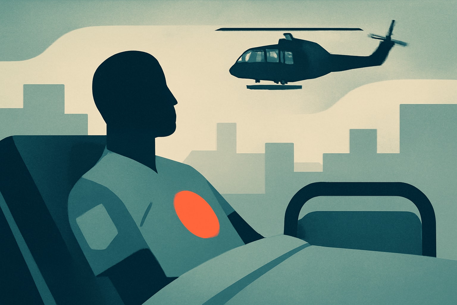 Editorial illustration for: National Guard Member Expected to Recover from Southeast DC Shooting