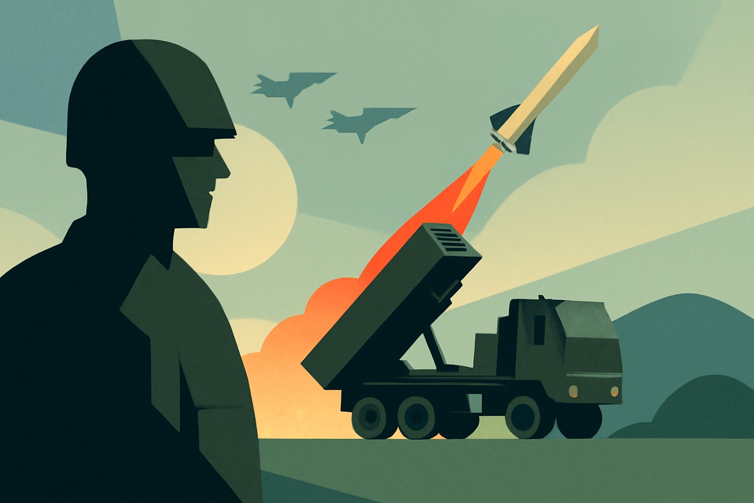 Editorial illustration for: Army's Long-Range Missile Battery in Europe Successfully Tests New Weapon