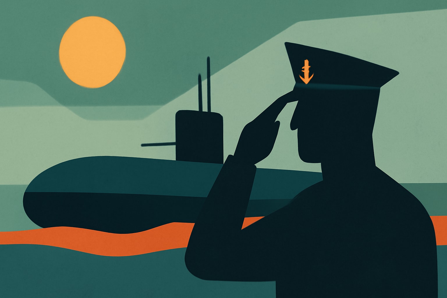 Editorial illustration for: Navy Establishes Dedicated Rating for Submarine Chiefs of the Boat
