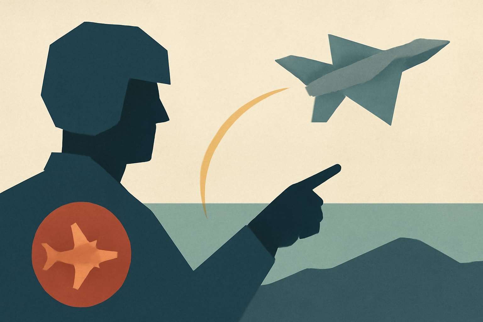 Editorial illustration for: F-22 Pilot Successfully Controls Unmanned FQ-44 During Flight