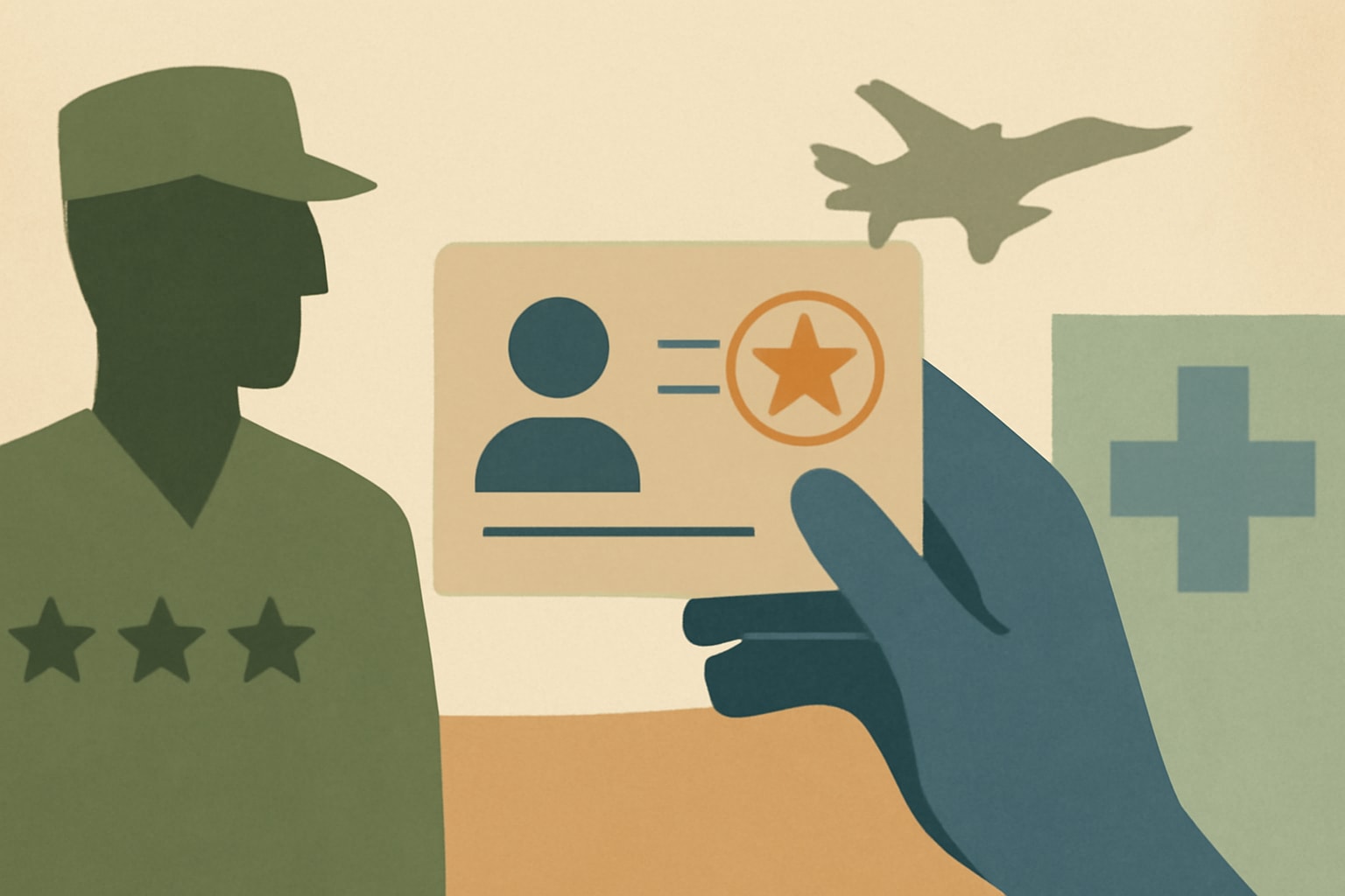 Editorial illustration for: Understanding the VA Veteran ID Card: Benefits and Application Process