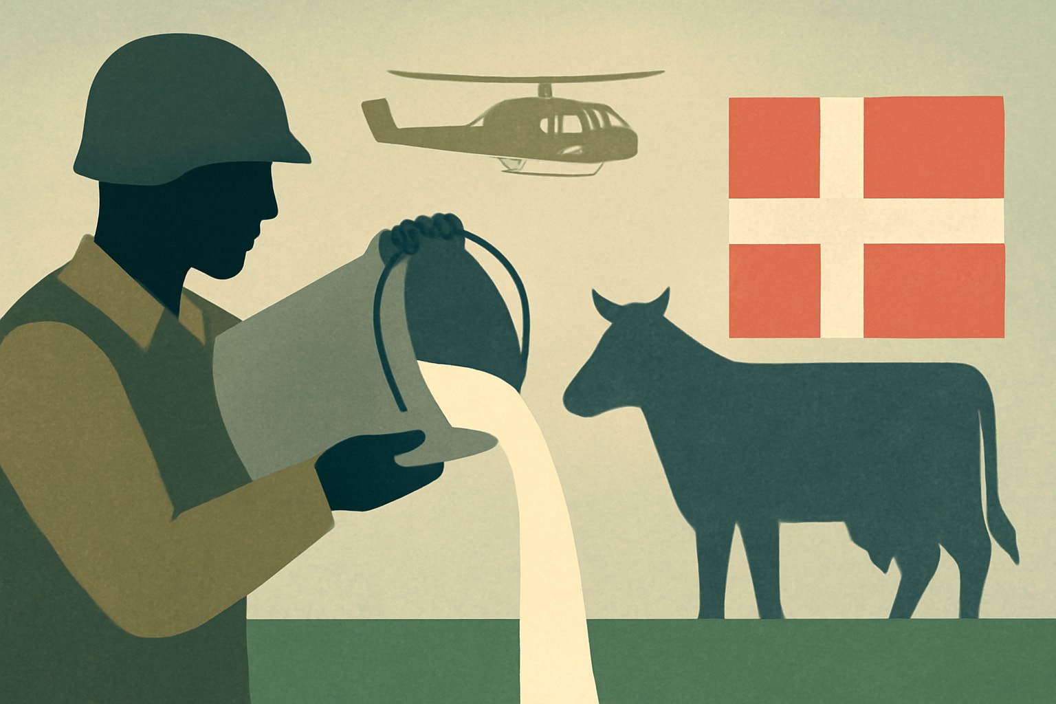 Editorial illustration for: US Army Veterinary Corps Advances Dairy Pasteurization Training in Denmark