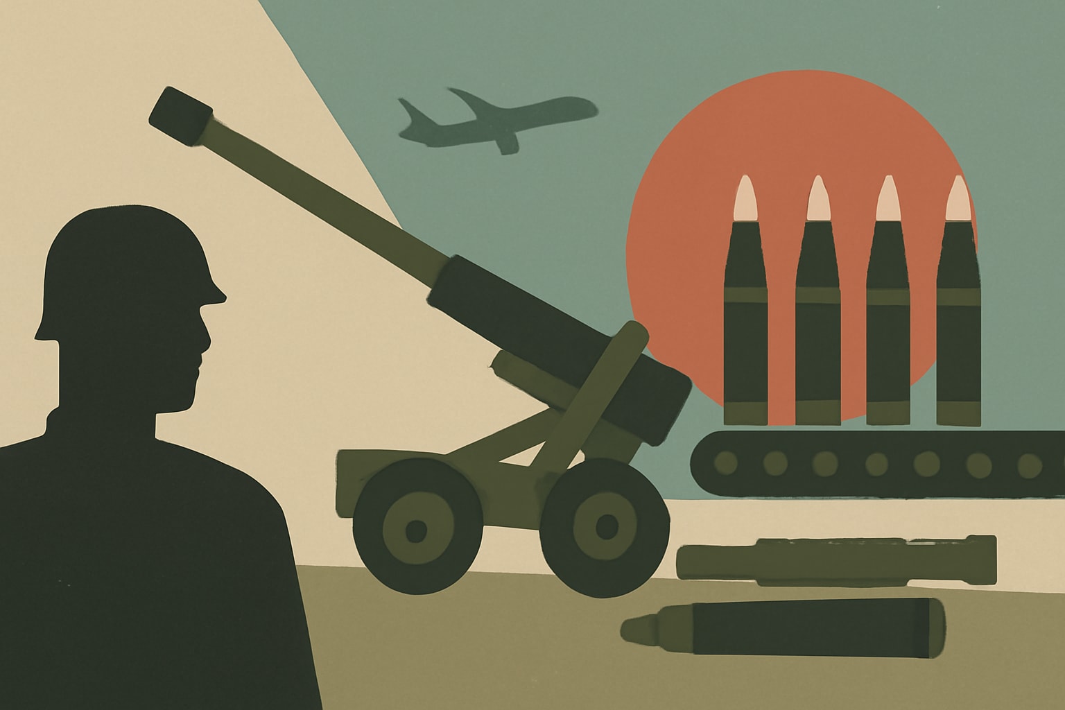 Editorial illustration for: US Army Seeks Manufacturers for 155mm Howitzer Barrels Amid Increased Demand