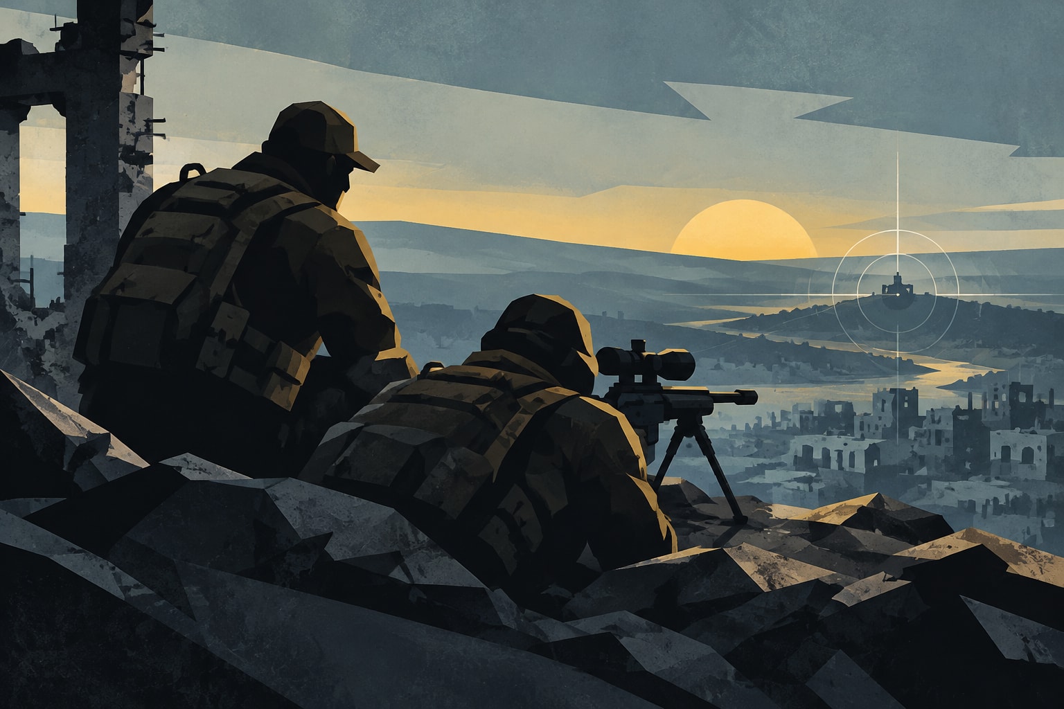 Marine Sniper Veteran Visits Ukraine to Meet Man Behind 2,069-Meter Shot