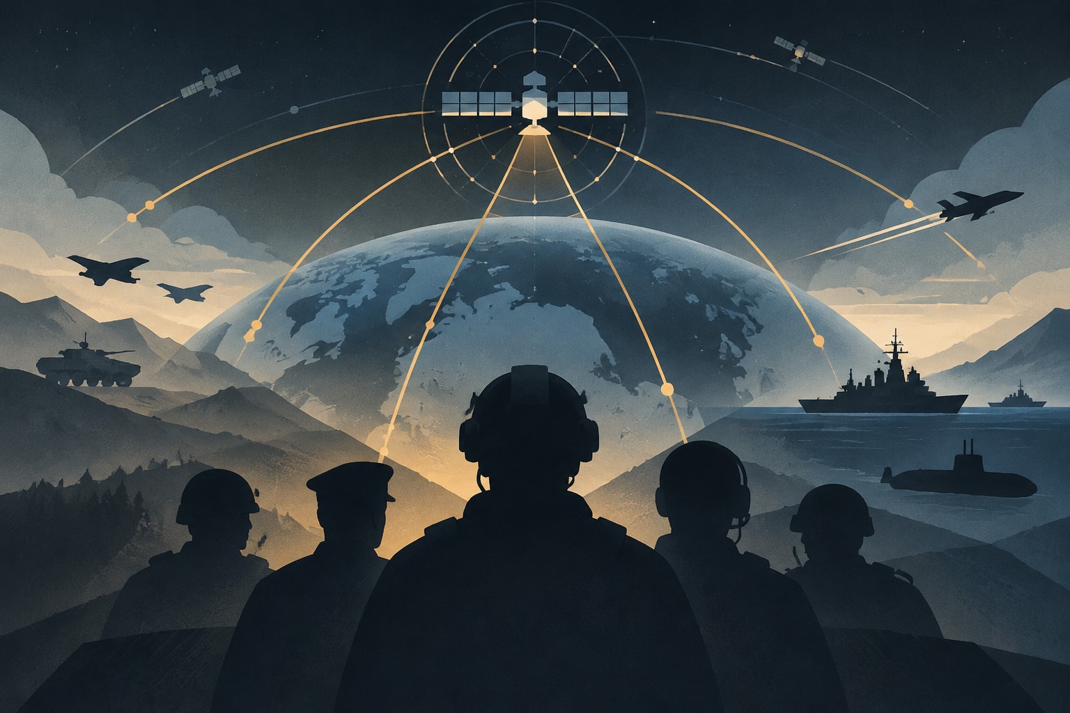 Editorial illustration for: Space Force to Increase Guardian Integration in Joint Military Operations