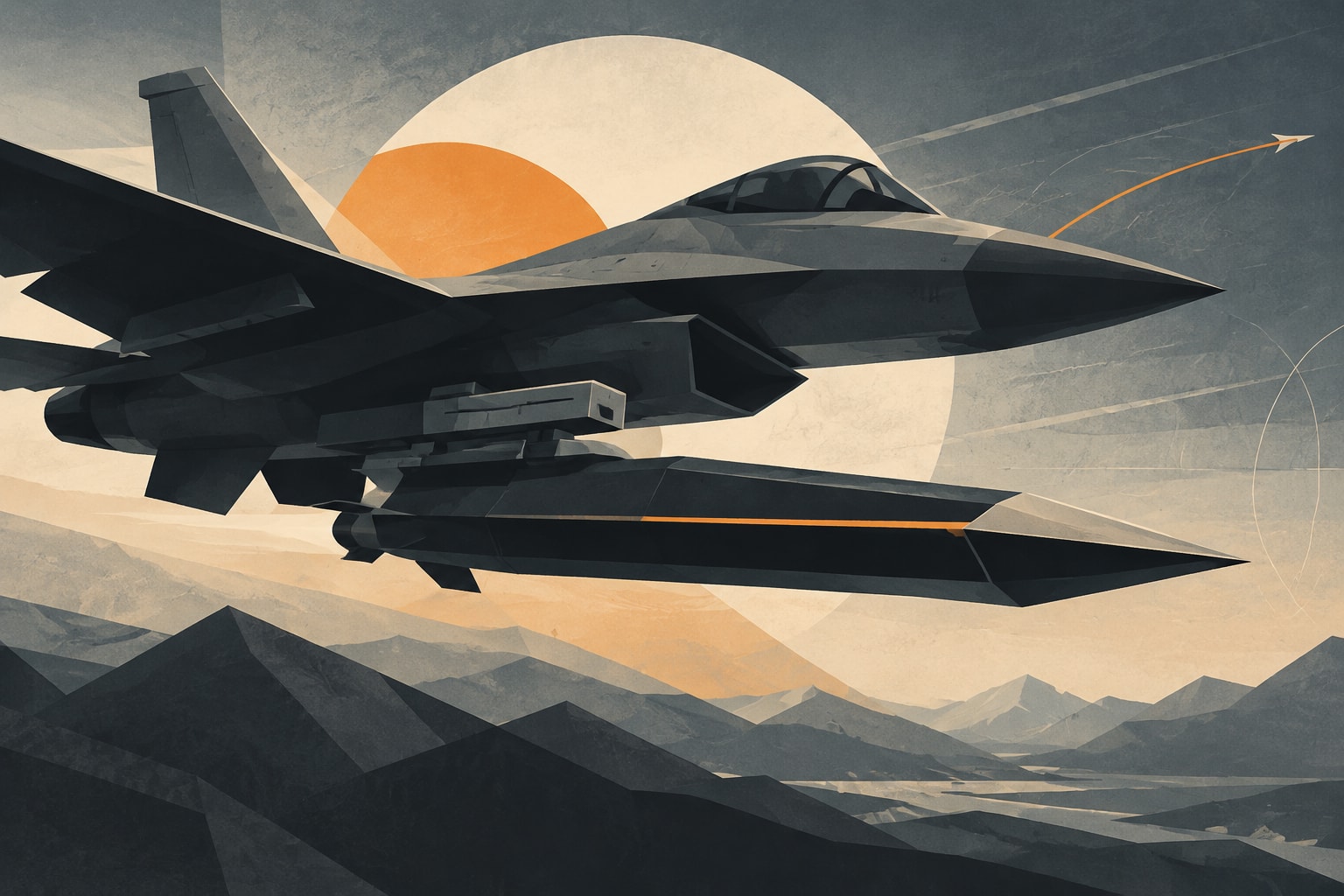 Editorial illustration for: F-16 Jets to Add Startup Castelion’s Hypersonic ‘Blackbeard’ Missile