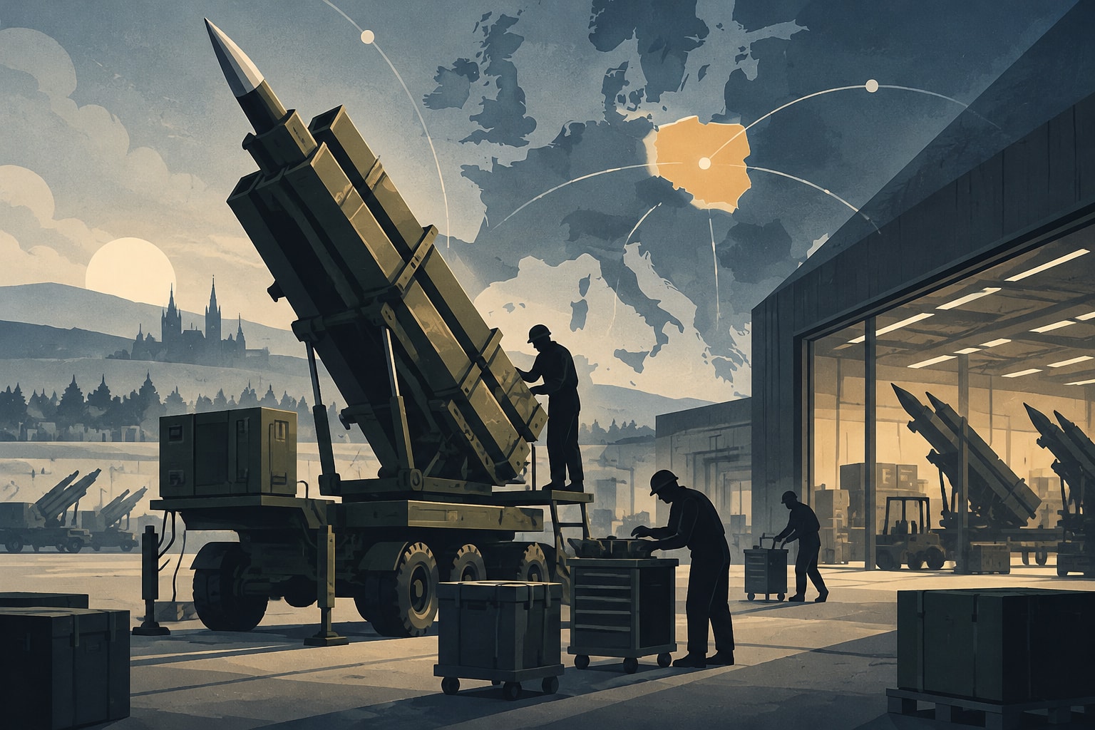 Editorial illustration for: US Selects Poland for New European PAC-3 Missile Maintenance Facility