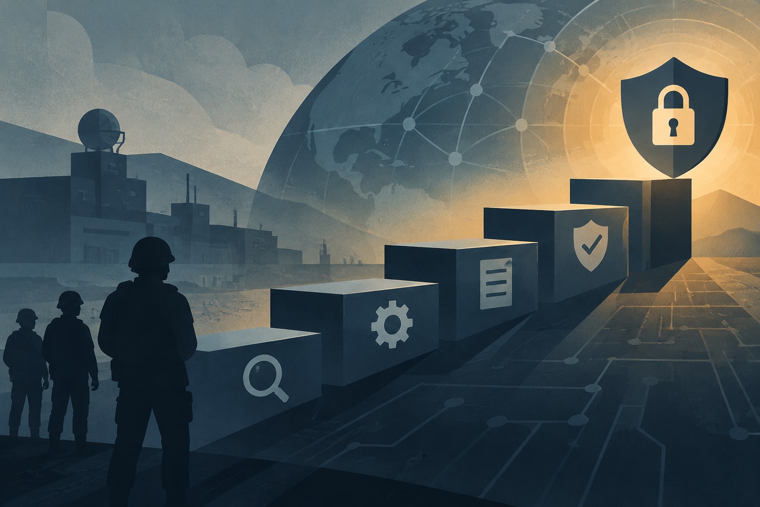 Editorial illustration for: DoD Outlines Steps Forward for Cybersecurity Maturity Model Certification