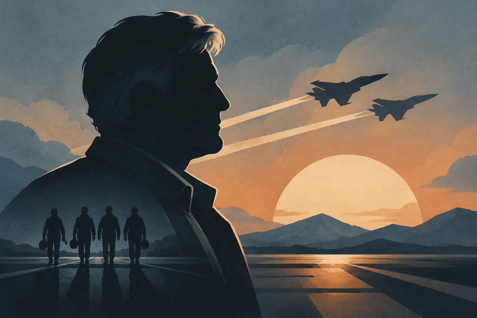 Editorial illustration for: Tom Skerritt, 'Top Gun' Actor and Air Force Veteran, Dies at 93