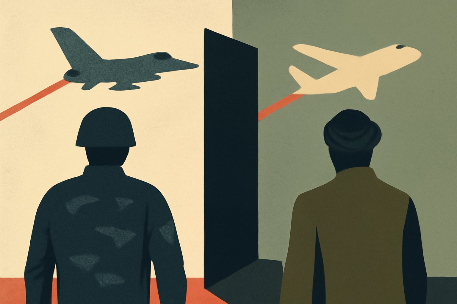 Editorial illustration for: US-Iran Peace Talks Fail, Delegations Depart Pakistan Without Agreement