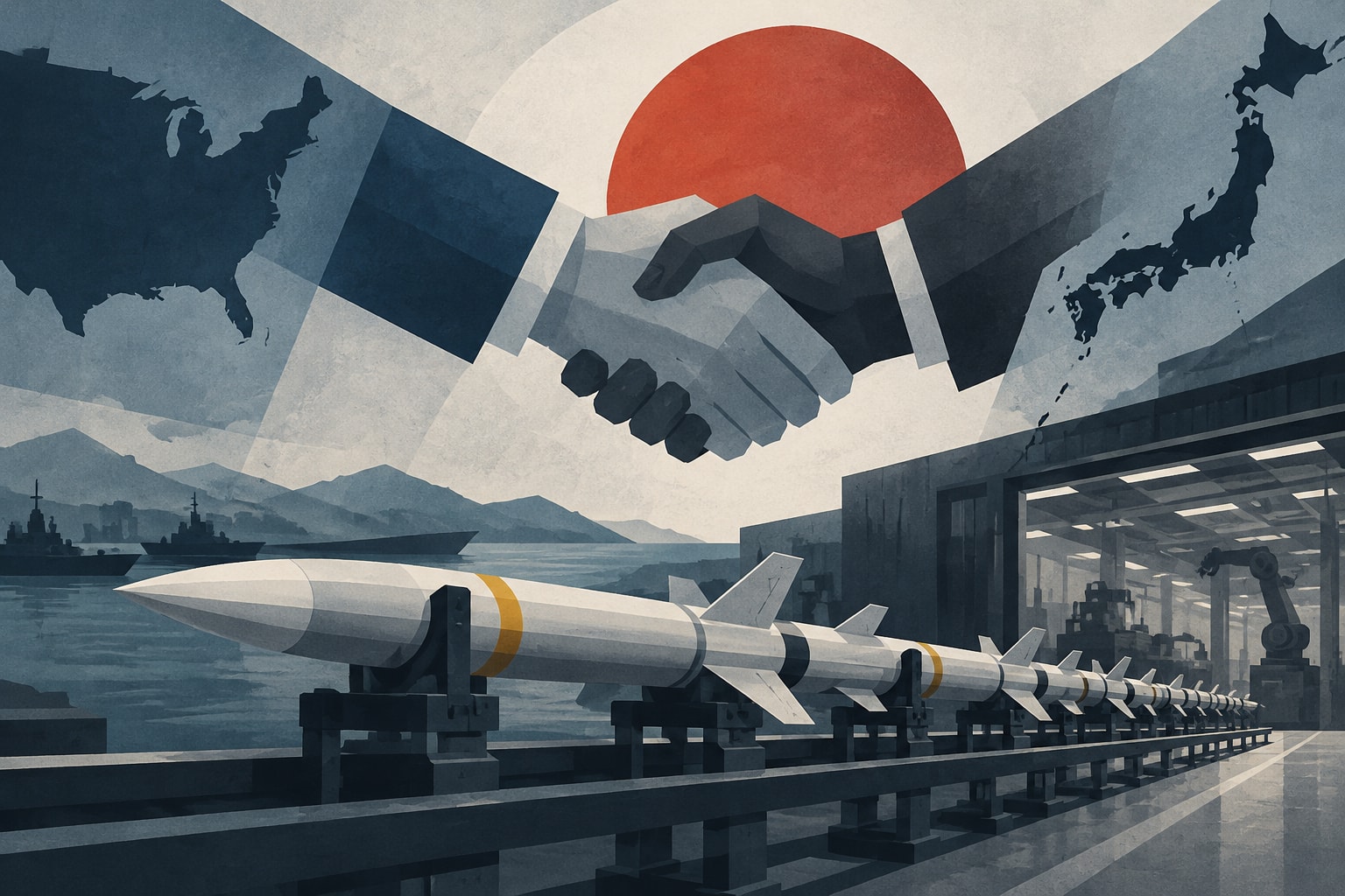 Editorial illustration for: US and Japan Finalize Agreement for AMRAAM Production Facility