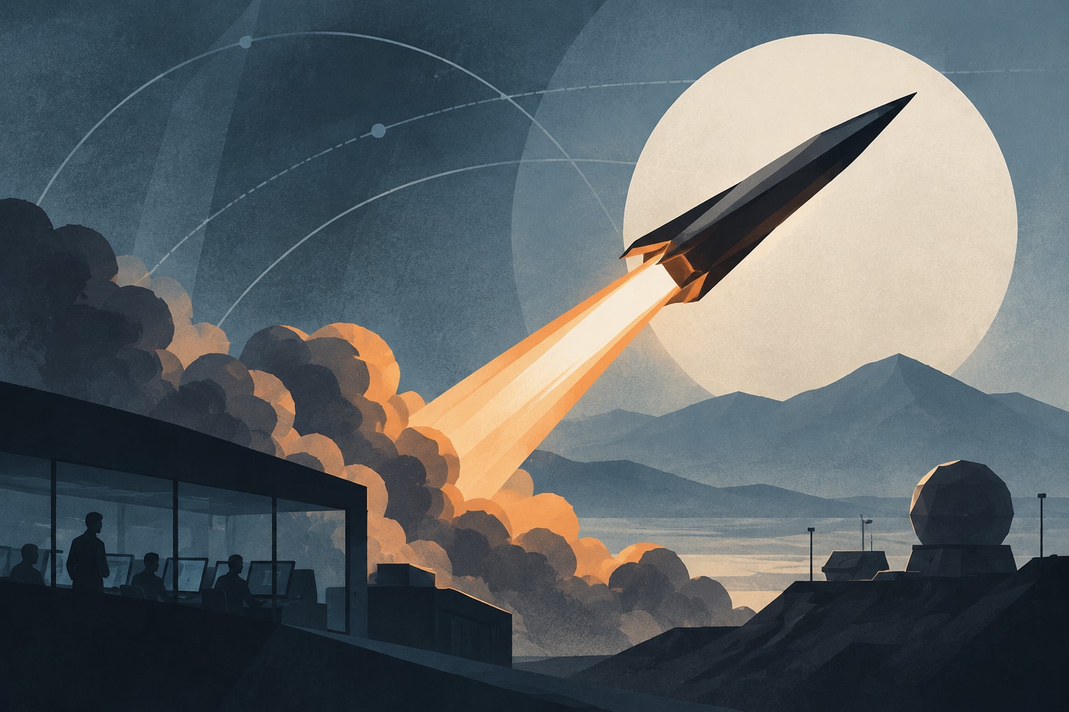 Editorial illustration for: Air Force Launches Next Phase of Hypersonic Missile Program with $694M Contract
