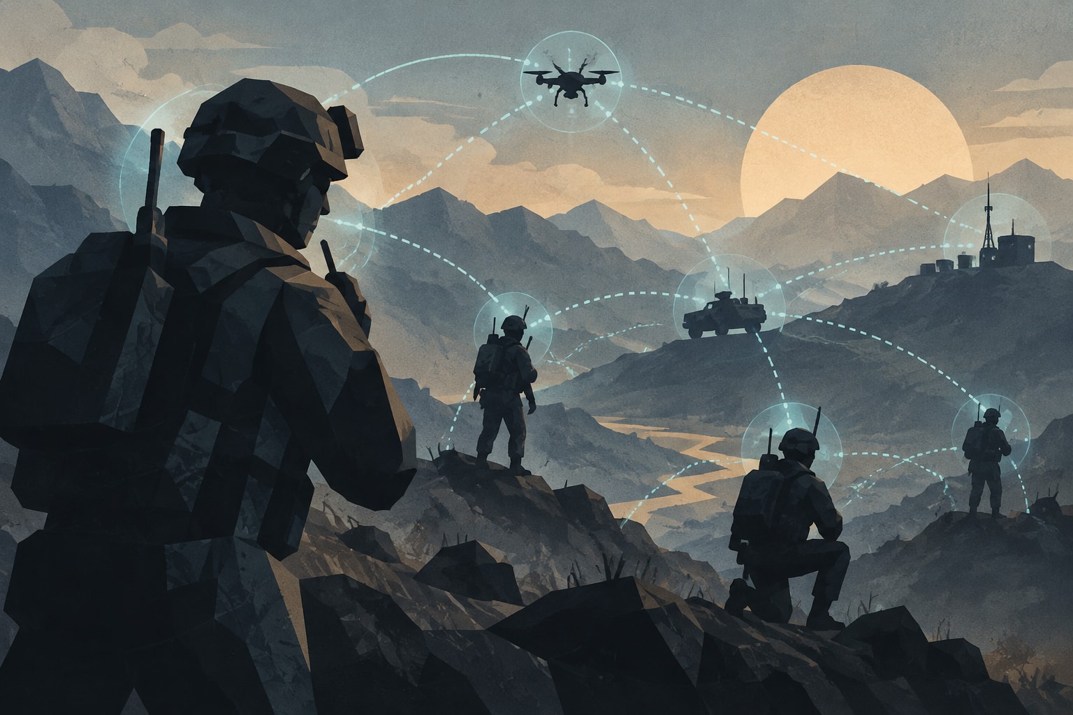 Editorial illustration for: Silvus Enhances Soldier Communication with Advanced Tactical Technology