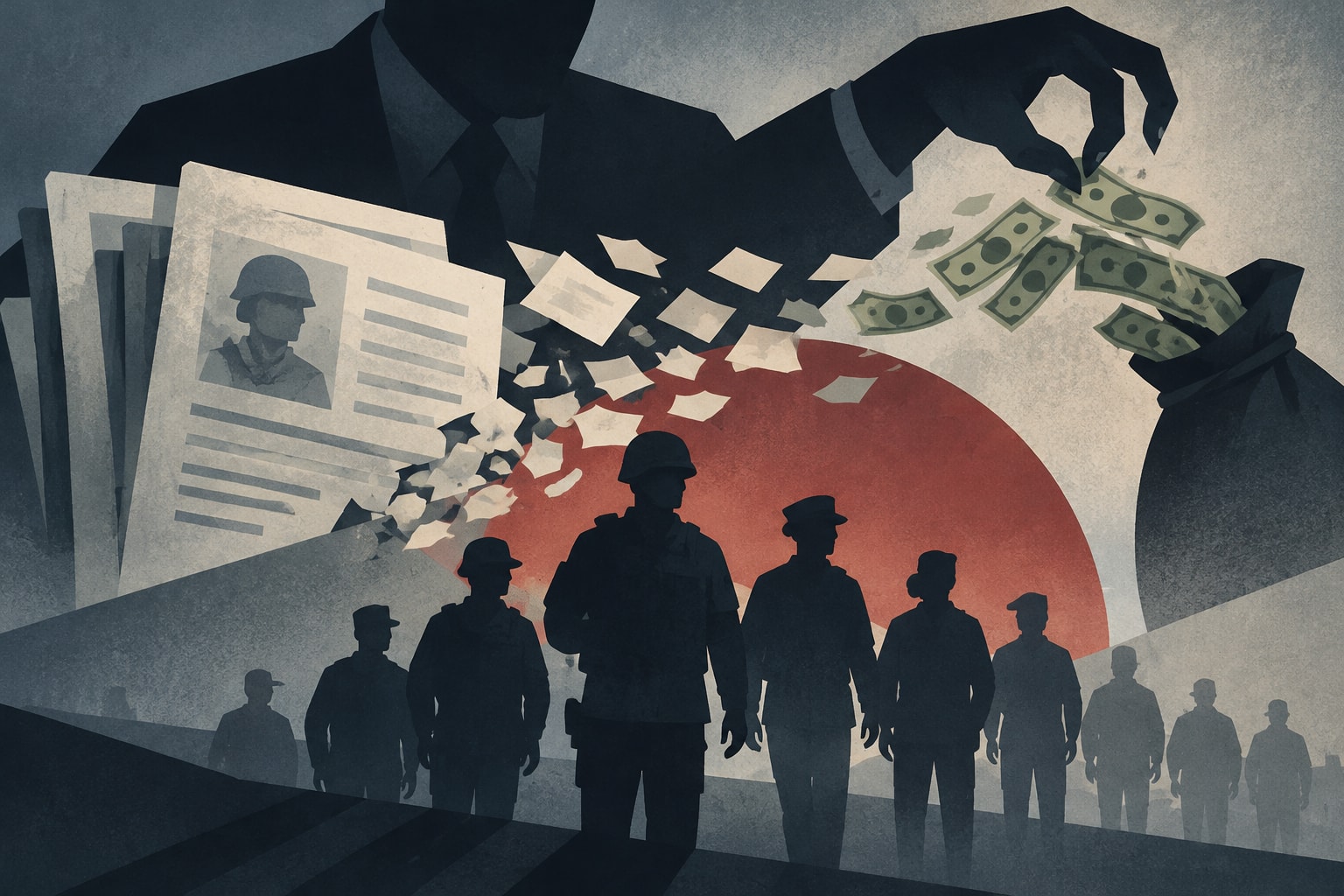 Editorial illustration for: Fraud Scheme Affects Over 3,300 Military Members and Veterans