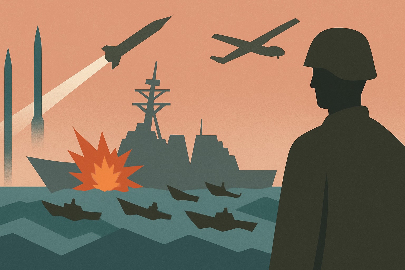 U.S. Destroys Six Iranian Boats, Intercepts Missiles and Drones